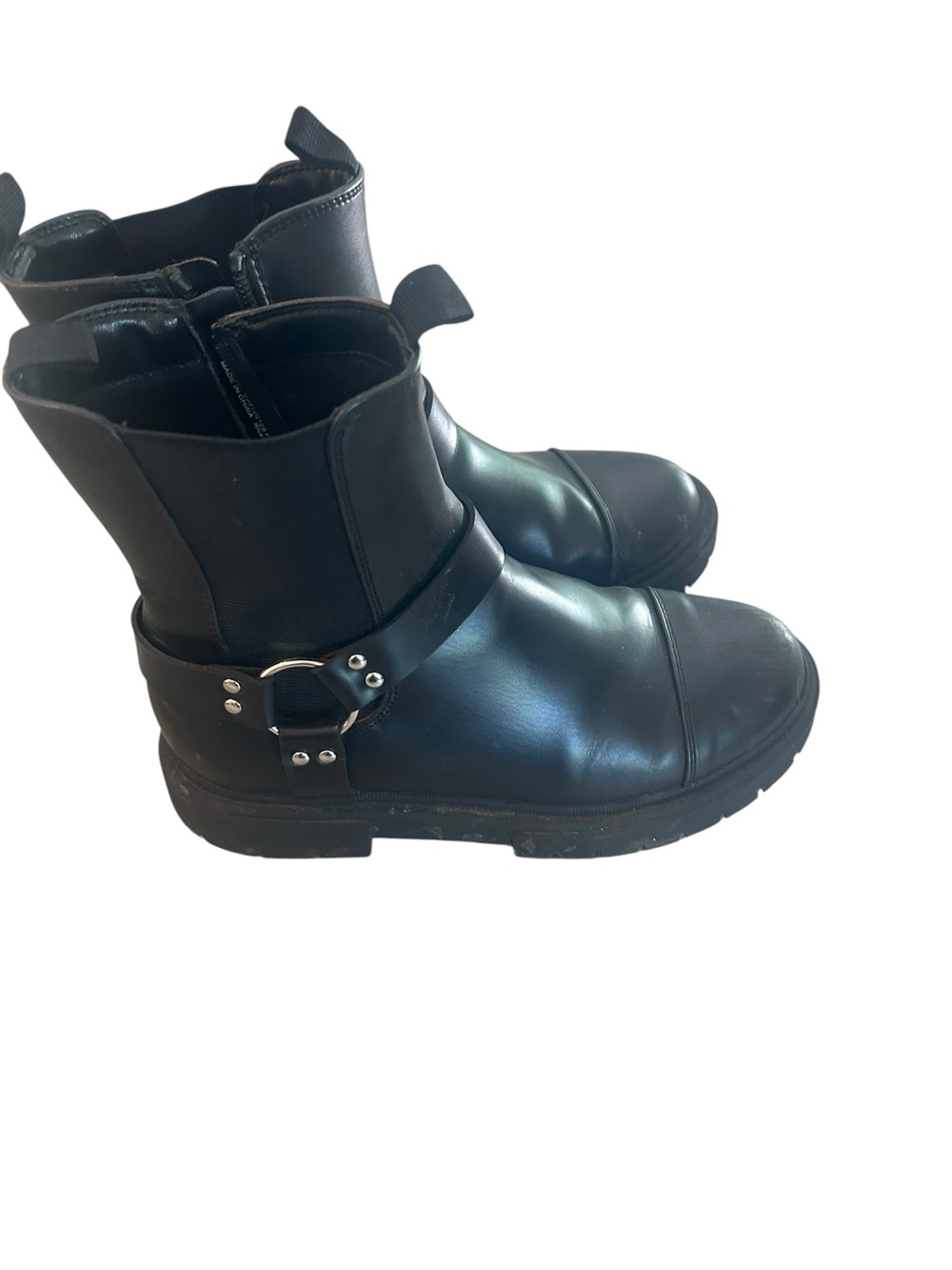Target Black Buckle Ankle Boots size 4